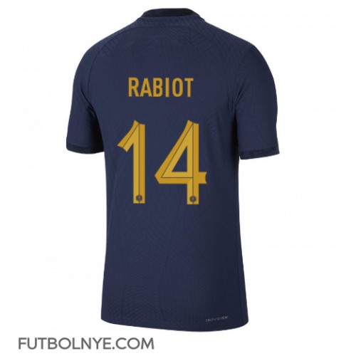 Camiseta Francia Adrien Rabiot #14 Primera Equipación Mundial 2022 manga corta